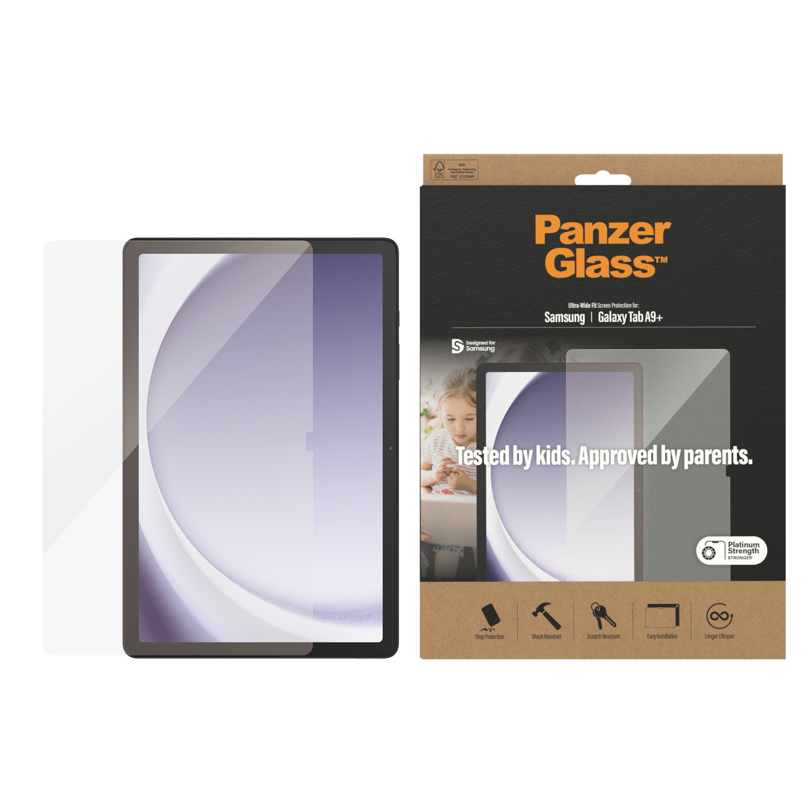 PANZERGLASS Ultra-Wide Fit do Samsung Galaxy S24 Plus z