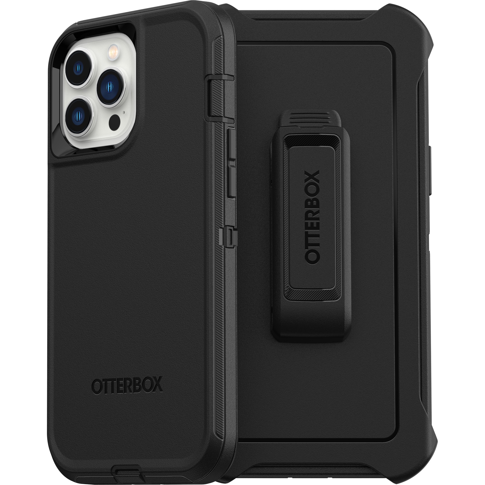 iPhone 13 Pro Max Defender Case Black