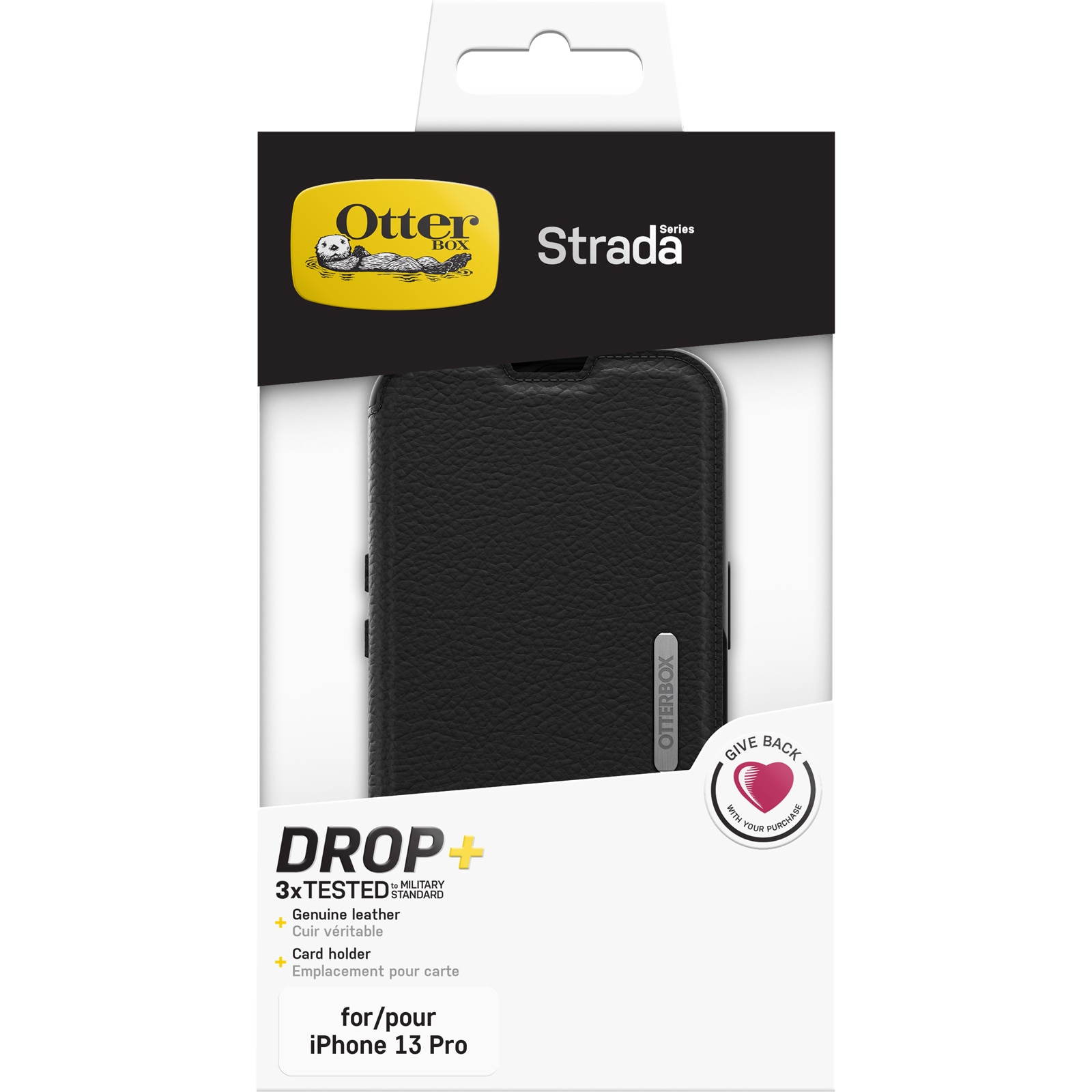 iPhone 13 Pro Strada Case Black