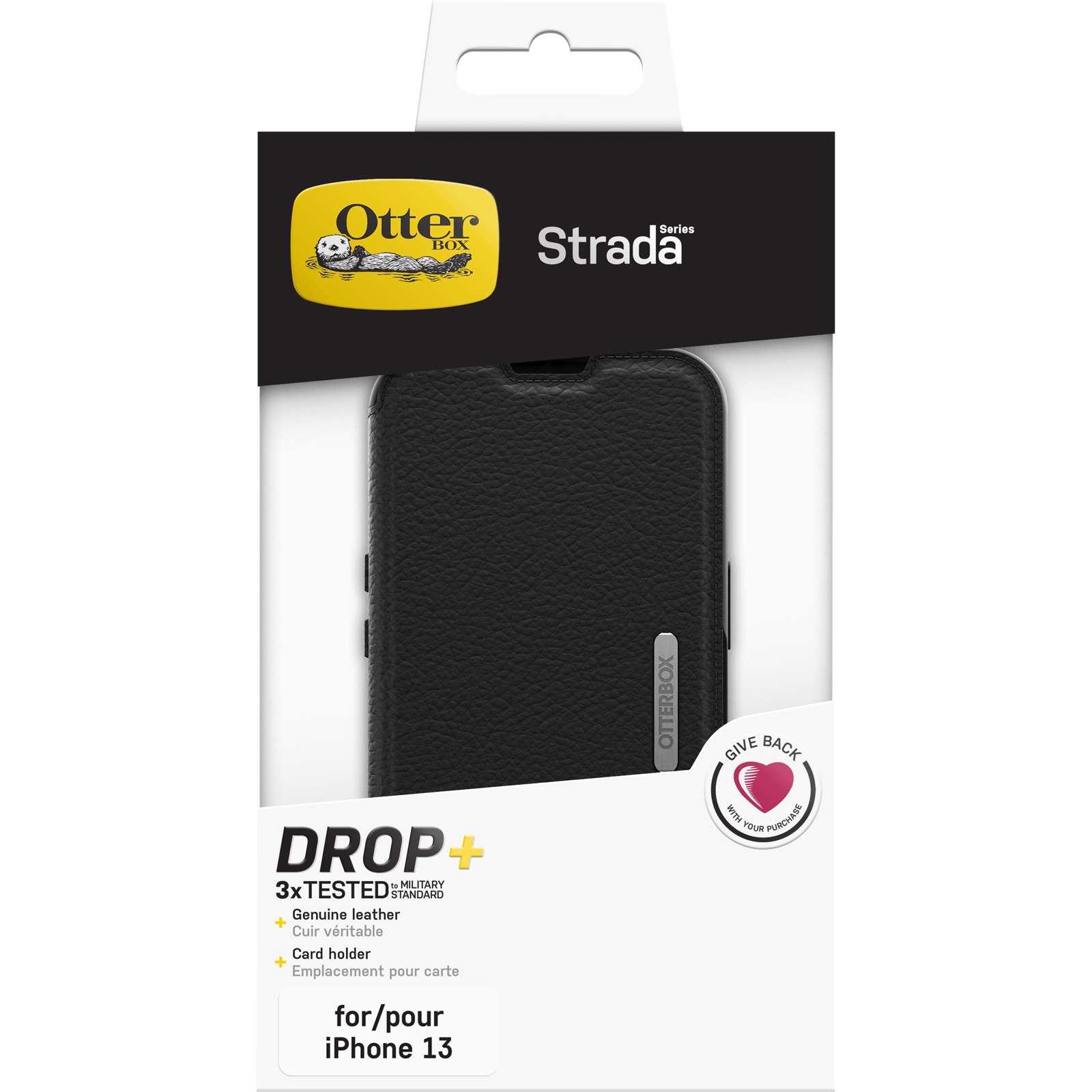 iPhone 13 Strada Case Black