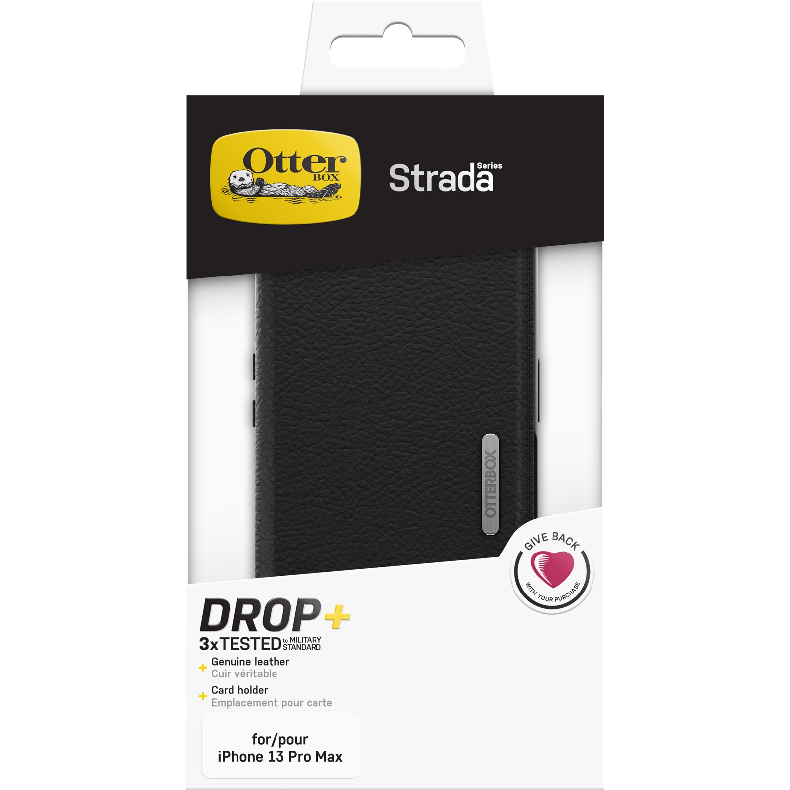 iPhone 13 Pro Strada Case Black