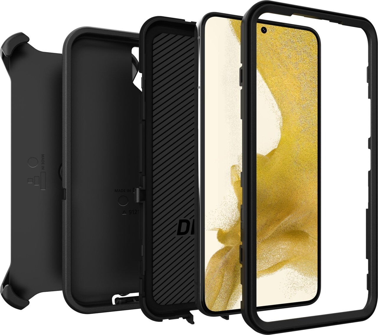 Defender Case Samsung Galaxy S22 Plus Black