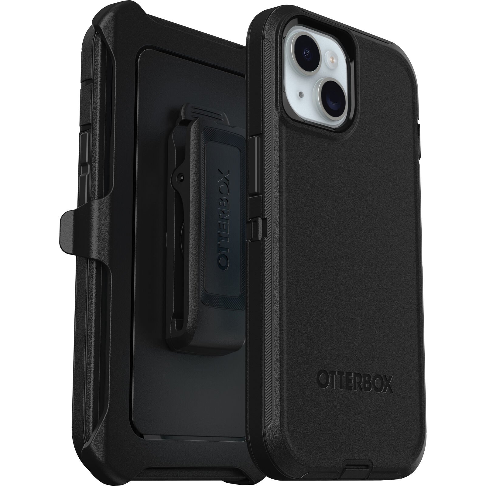 iPhone 15 Defender Case Black