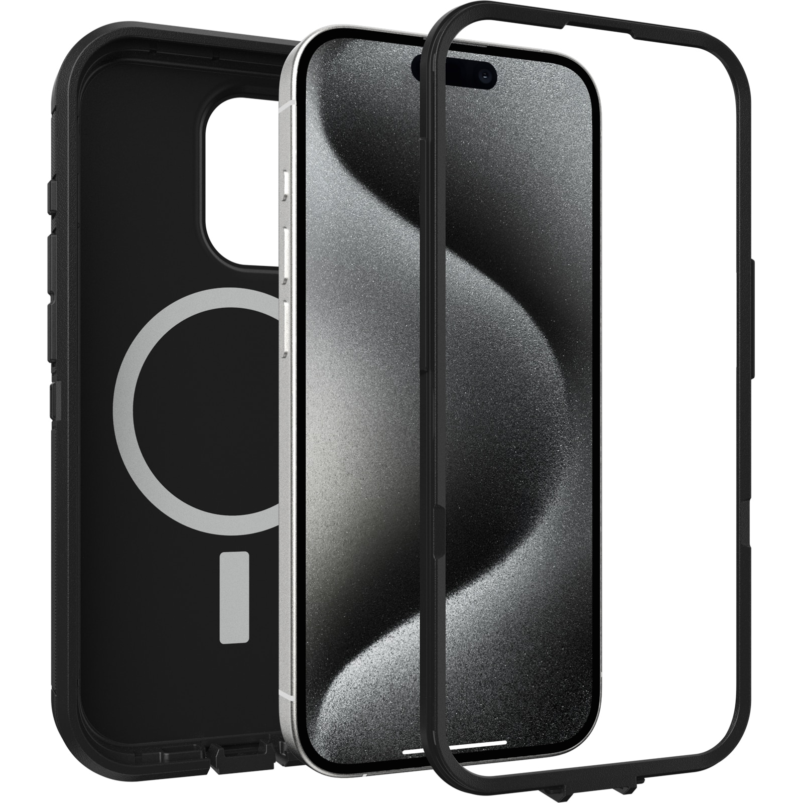 iPhone 15 Pro Defender XT Case Black