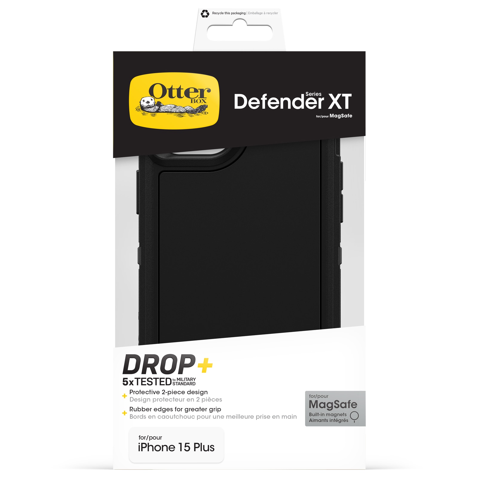 iPhone 15 Plus Defender XT Case Black