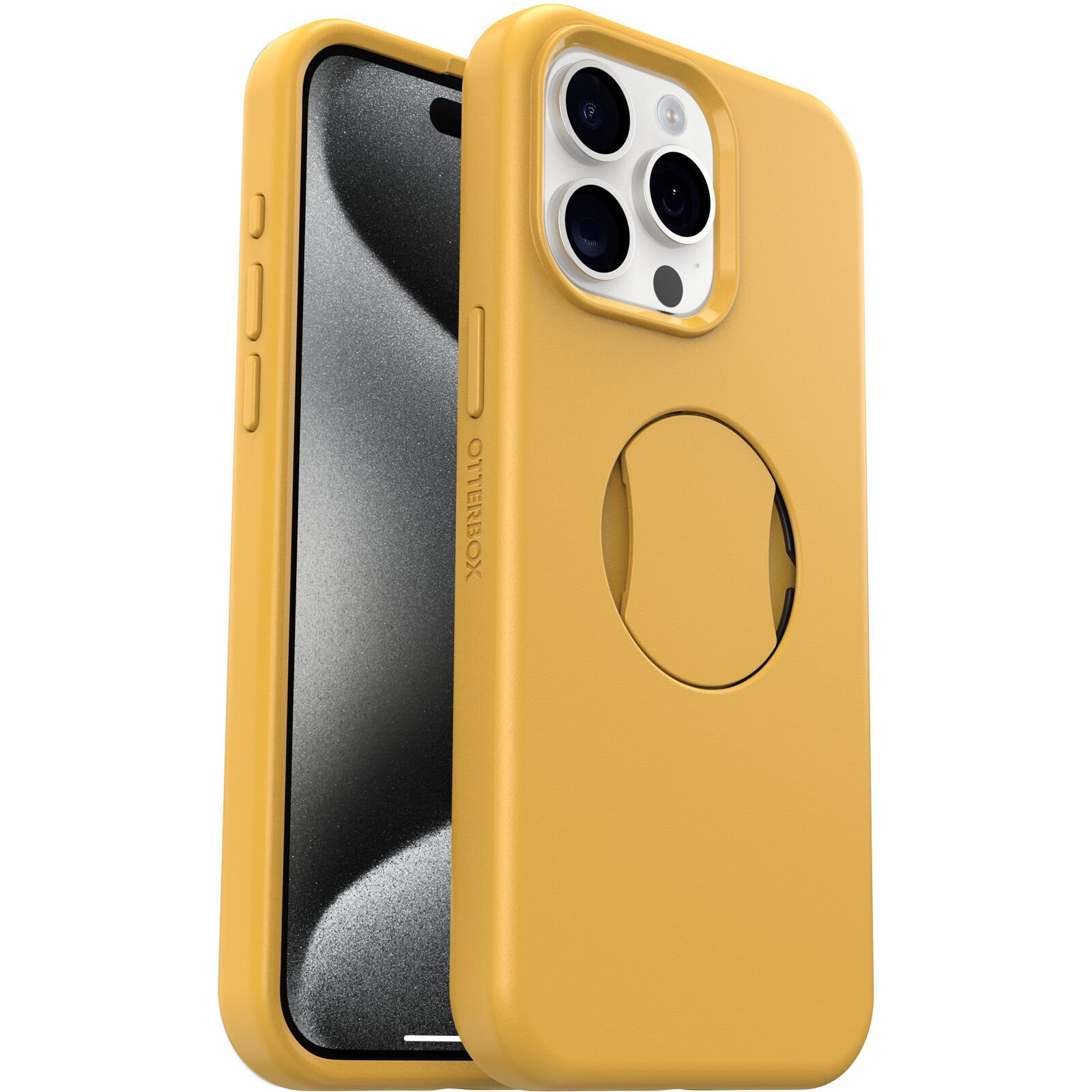 iPhone 15 Pro Max OtterGrip Symmetry Case Yellow