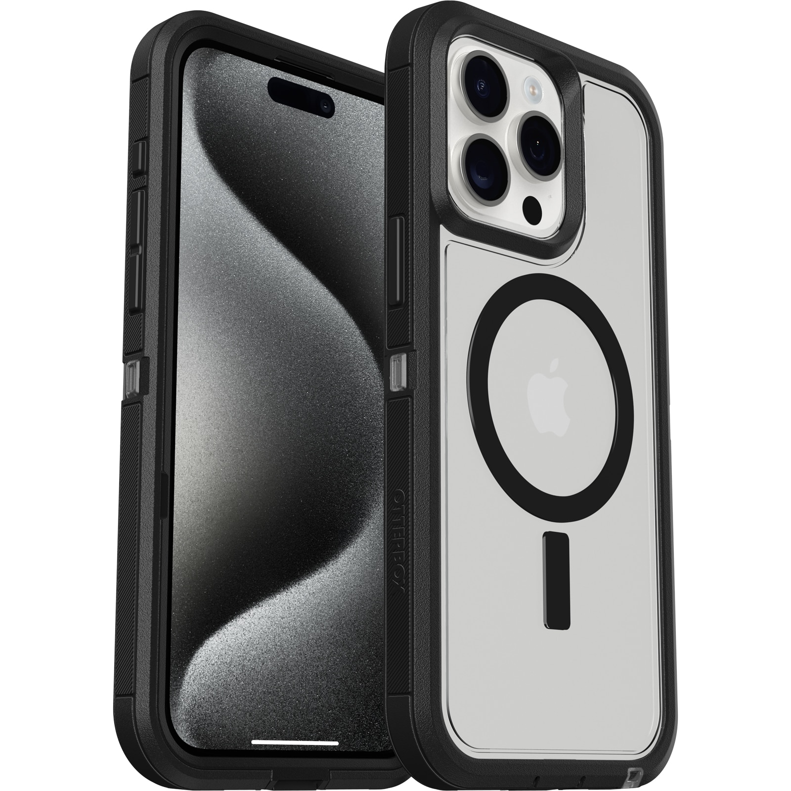 iPhone 15 Pro Max Defender XT Case Clear/Black