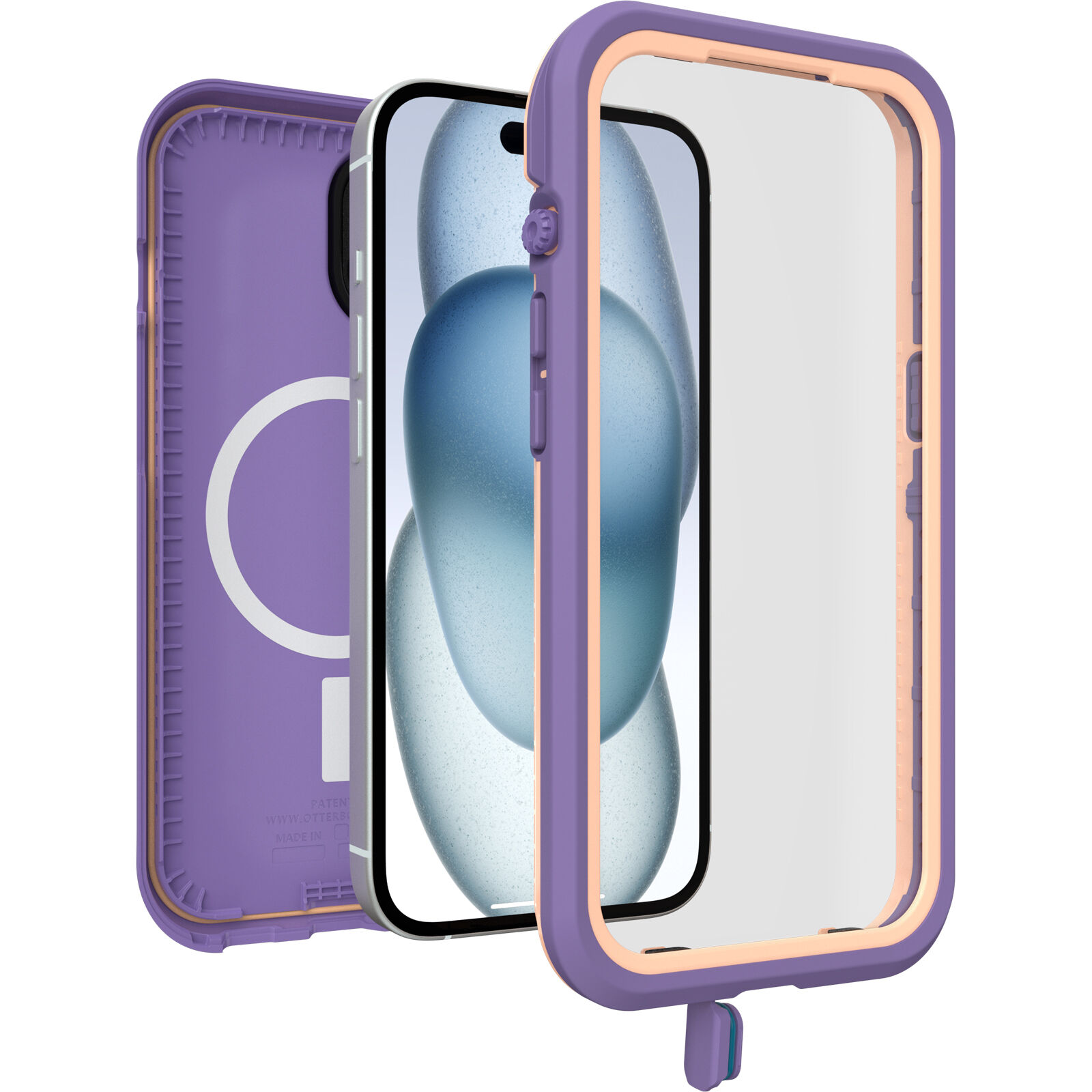 FRE MagSafe Case iPhone 15 Purple
