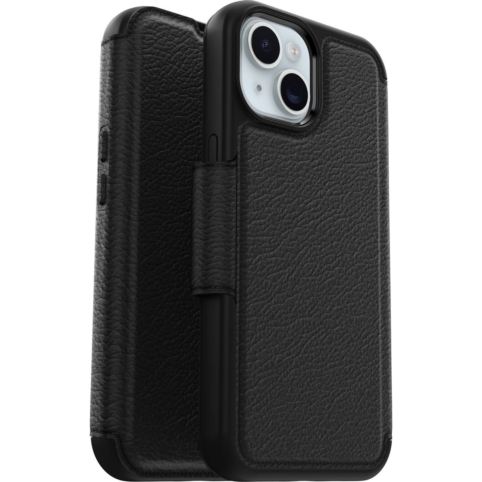 iPhone 15 Strada MagSafe Wallet Case Black