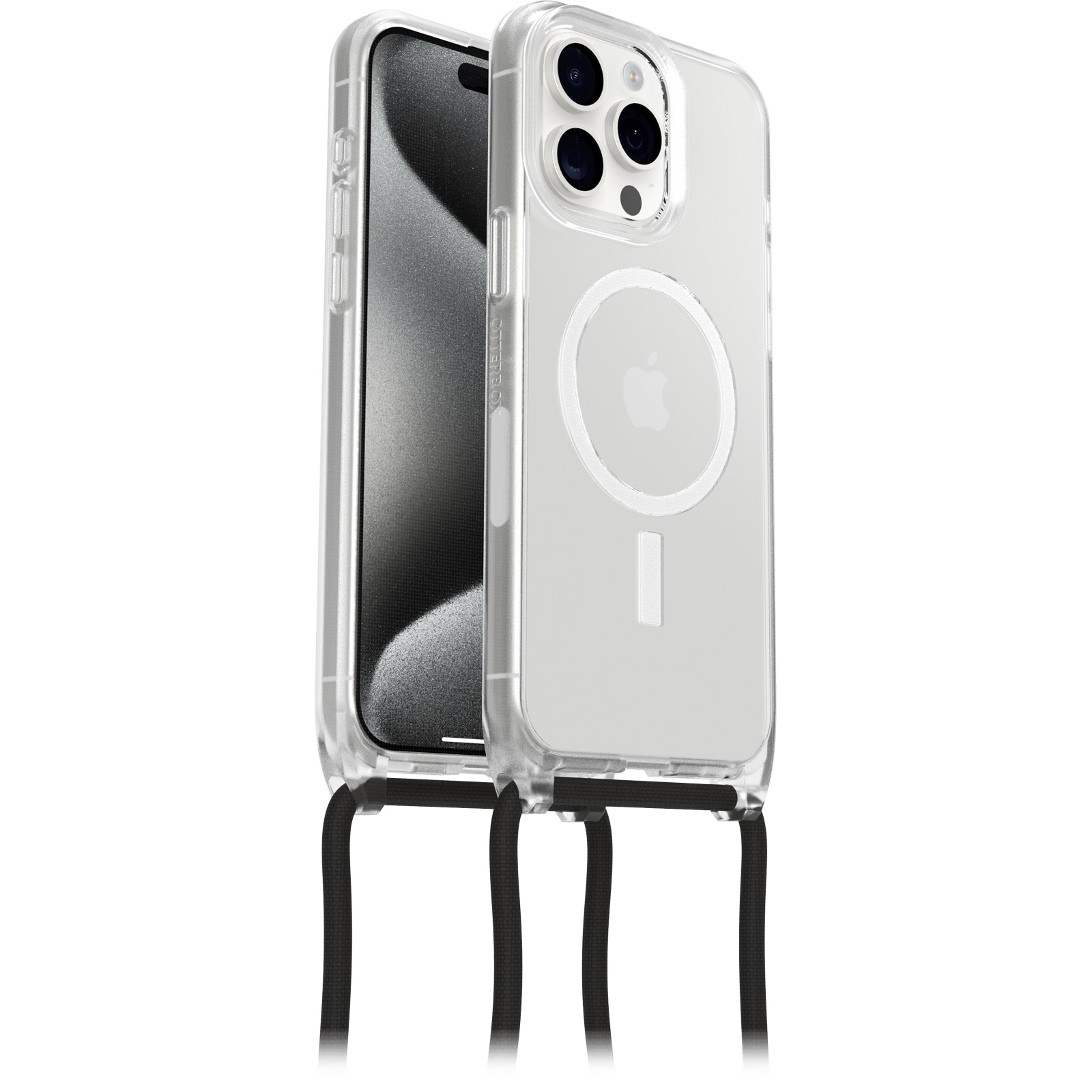 iPhone 15 Pro Max React Necklace MagSafe Case Clear