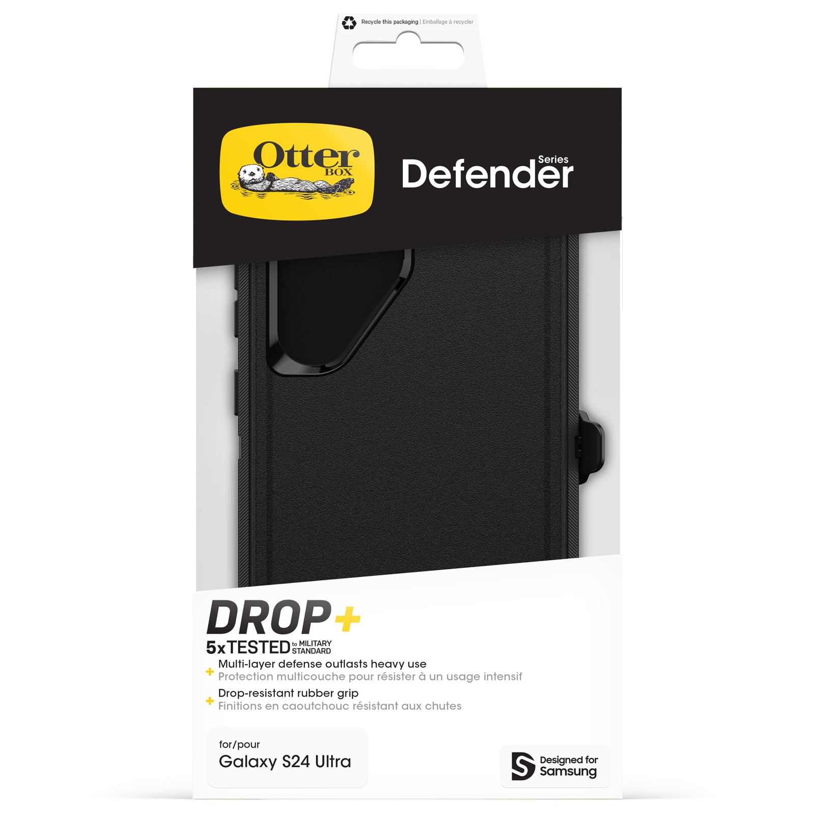 Samsung Galaxy S24 Ultra Defender Case Black