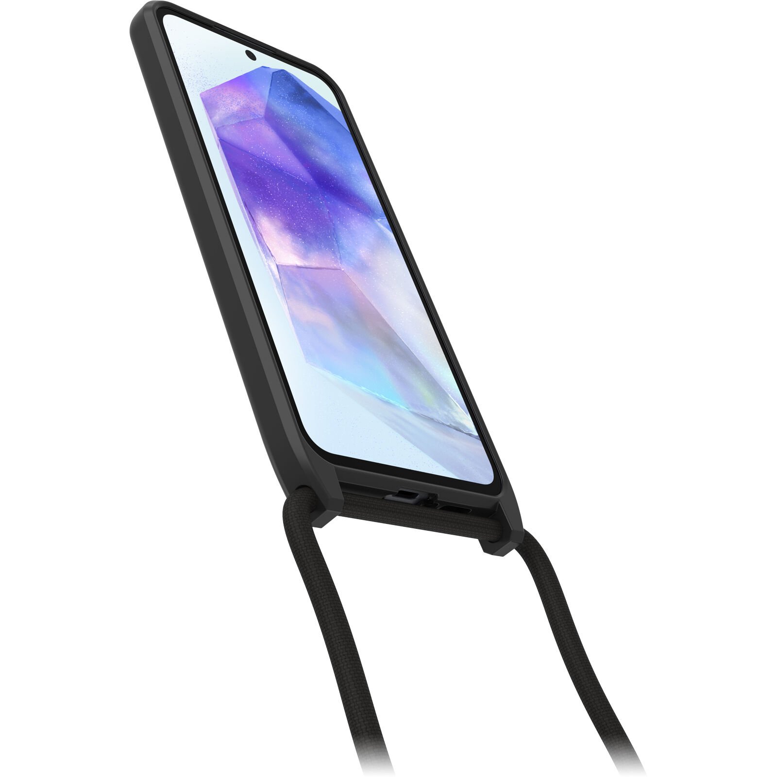 Samsung Galaxy A55 React Necklace Case Black