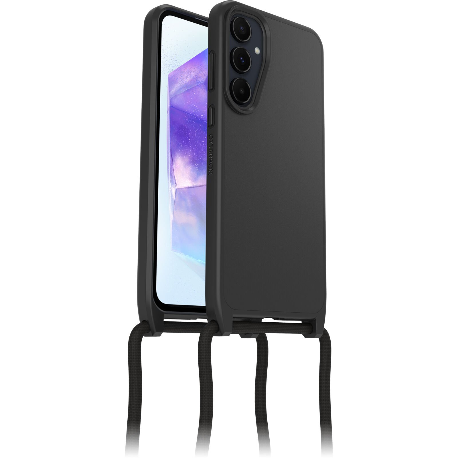 Samsung Galaxy A55 React Necklace Case Black