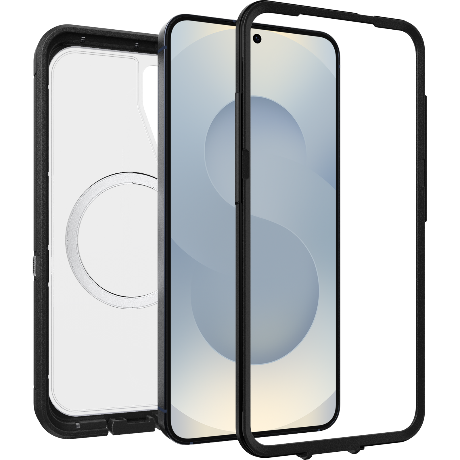 Samsung Galaxy S25 Defender XT Case Black/Transparent