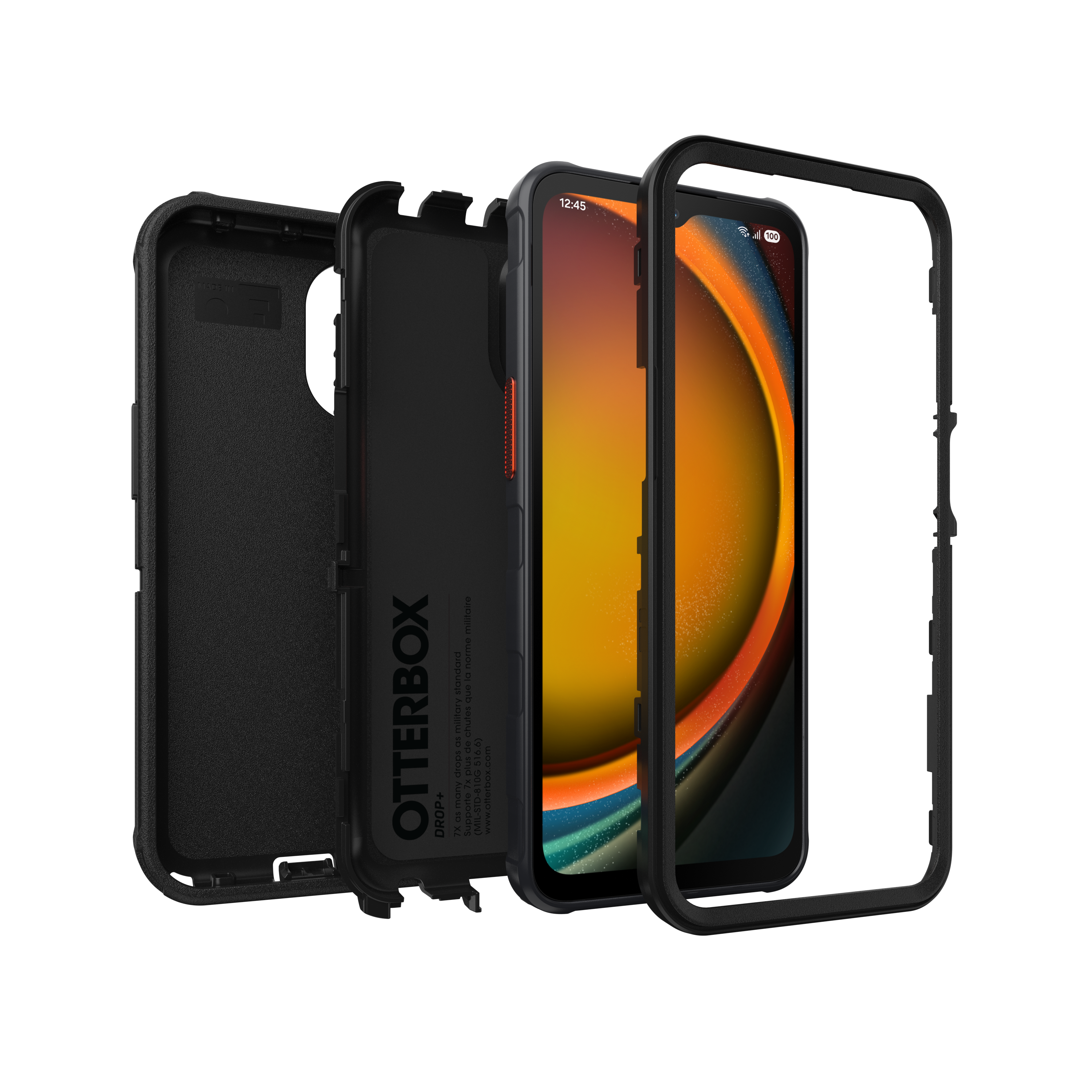 Samsung Galaxy Xcover 7 Pro Defender Case Black