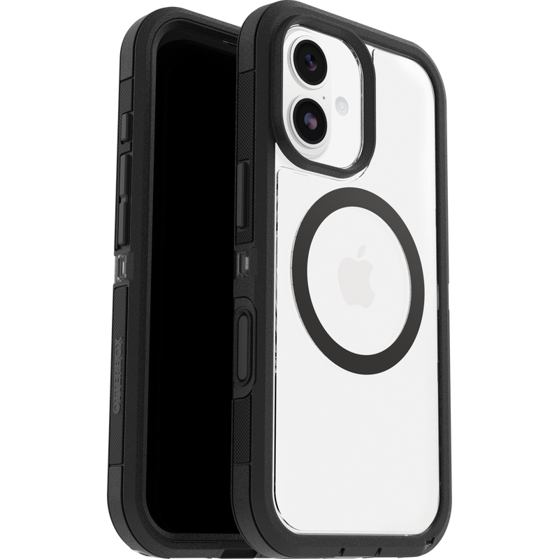iPhone 17 Defender XT Case Black/Transparent