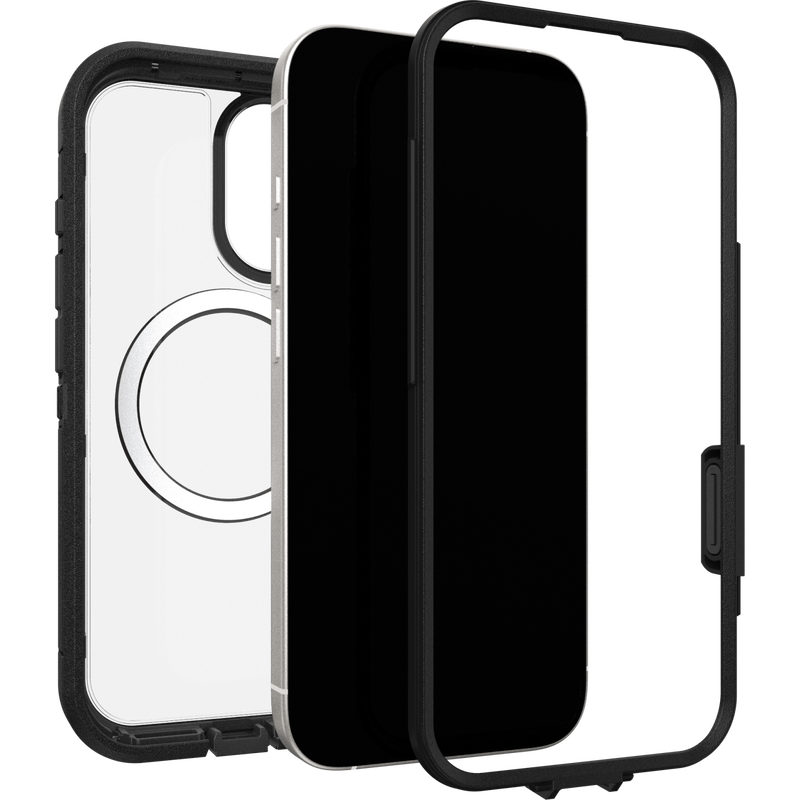 iPhone 17 Defender XT Case Black/Transparent