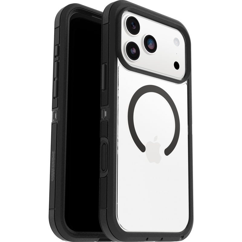 iPhone 17 Pro Max Defender XT Case Black/Transparent