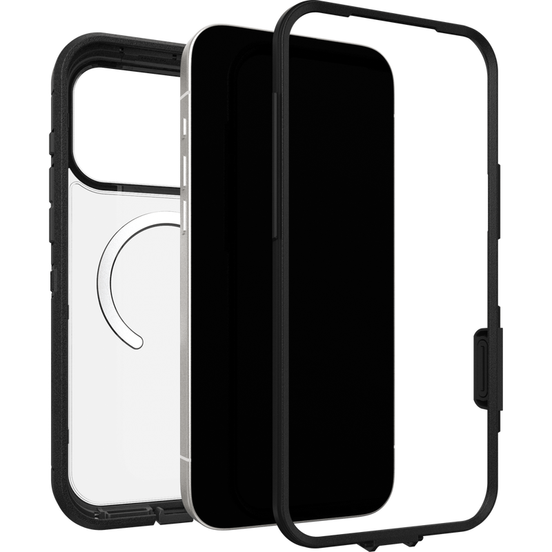 iPhone 17 Pro Max Defender XT Case Black/Transparent