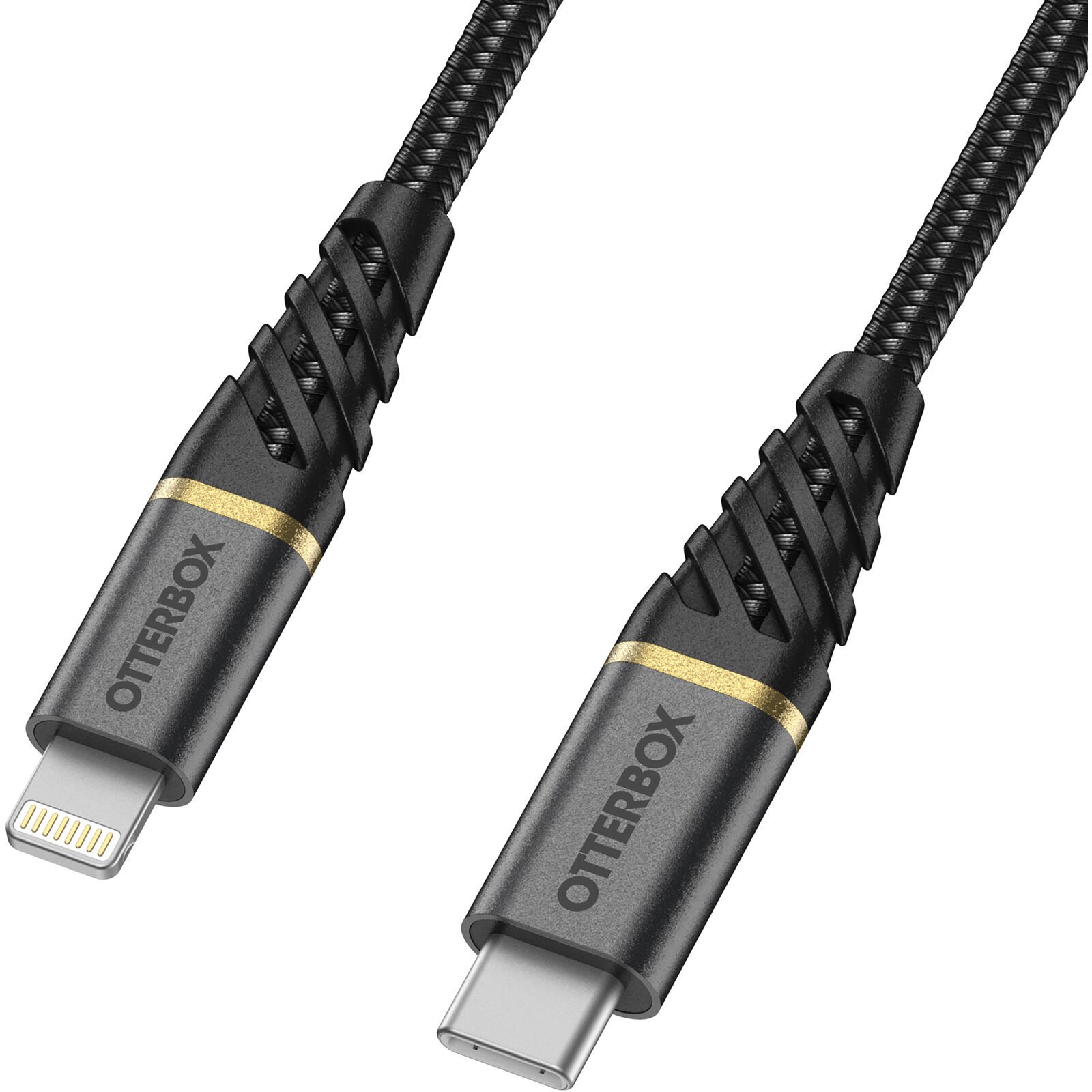 USB-C to Lightning Premium Fast Charge Cable 1m Black