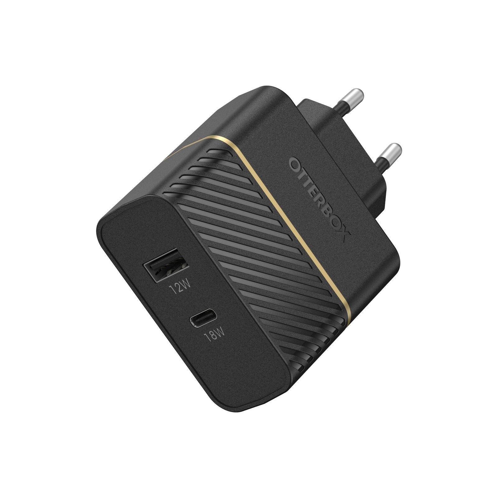 Charger 30W USB-C PD + USB-A Black Shimmer