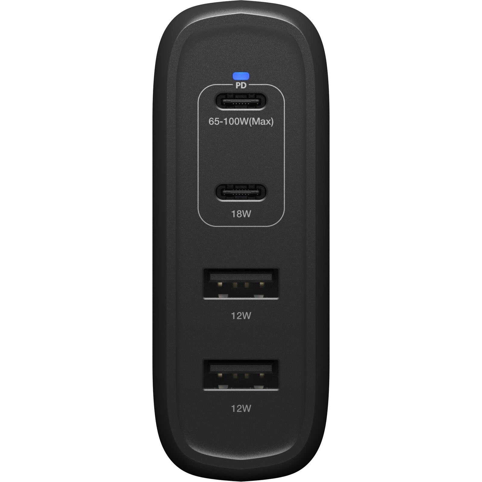 Wall Charger USB-C Four Port 100W Black