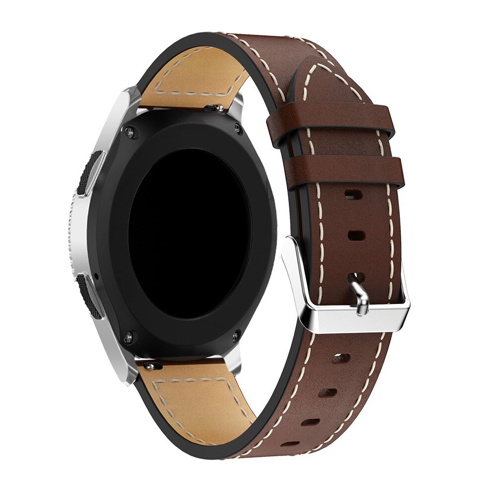 Universal 22mm Leather Strap Brown