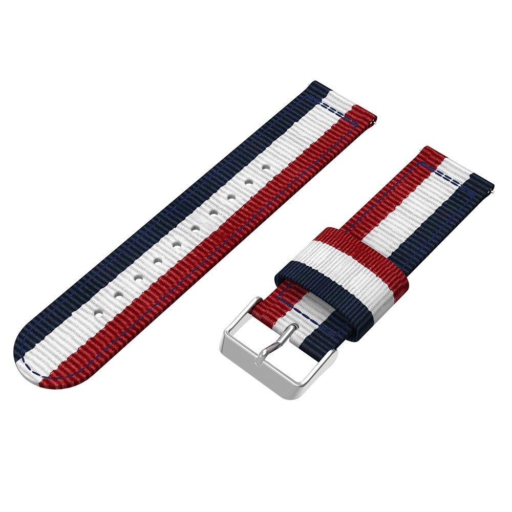 OnePlus Watch 2 Nylon Strap Blue/white/red