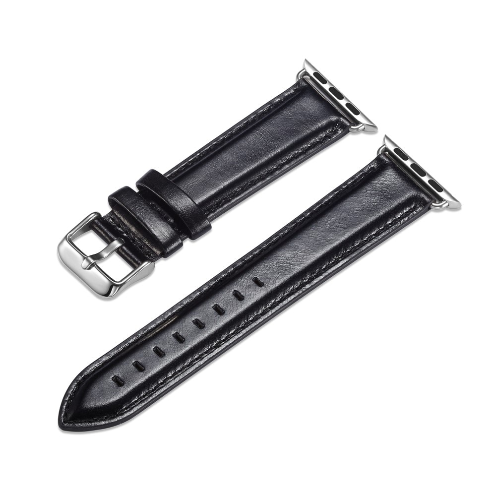 Apple Watch 42mm Premium Leather Band Black
