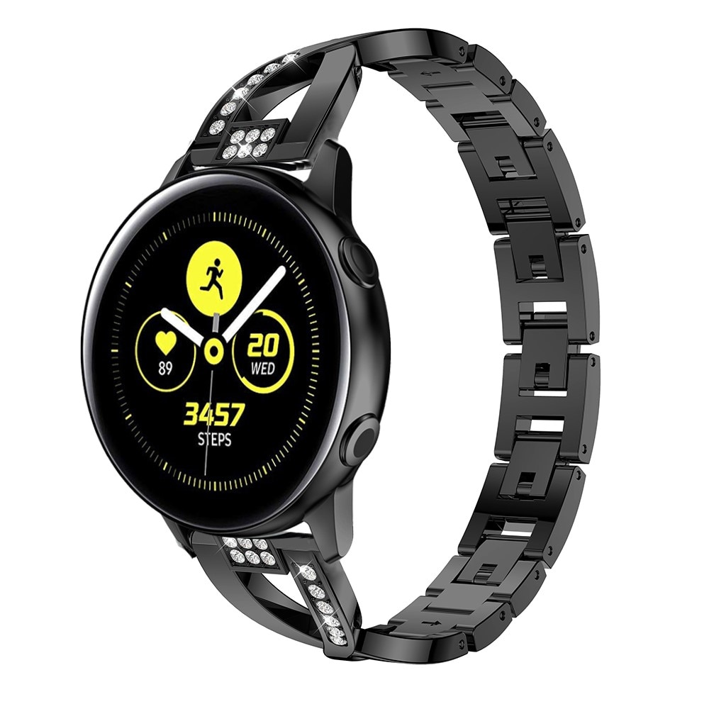 Samsung Galaxy Watch 42mm/Watch Active Crystal Bracelet Black