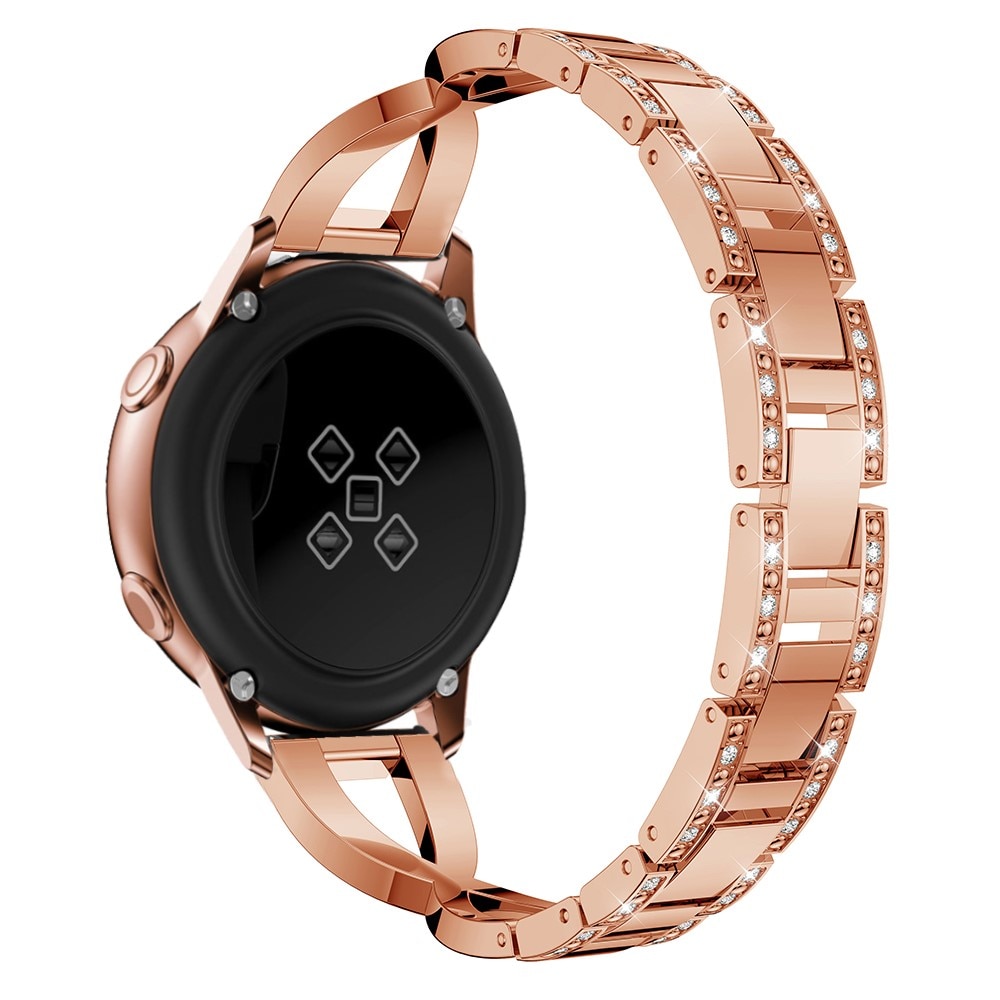 Samsung Galaxy Watch 42mm/Watch Active Crystal Bracelet Rose Gold