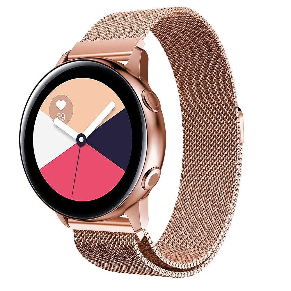 Samsung Galaxy Watch 5 40mm Milanese Loop Band Rose Gold