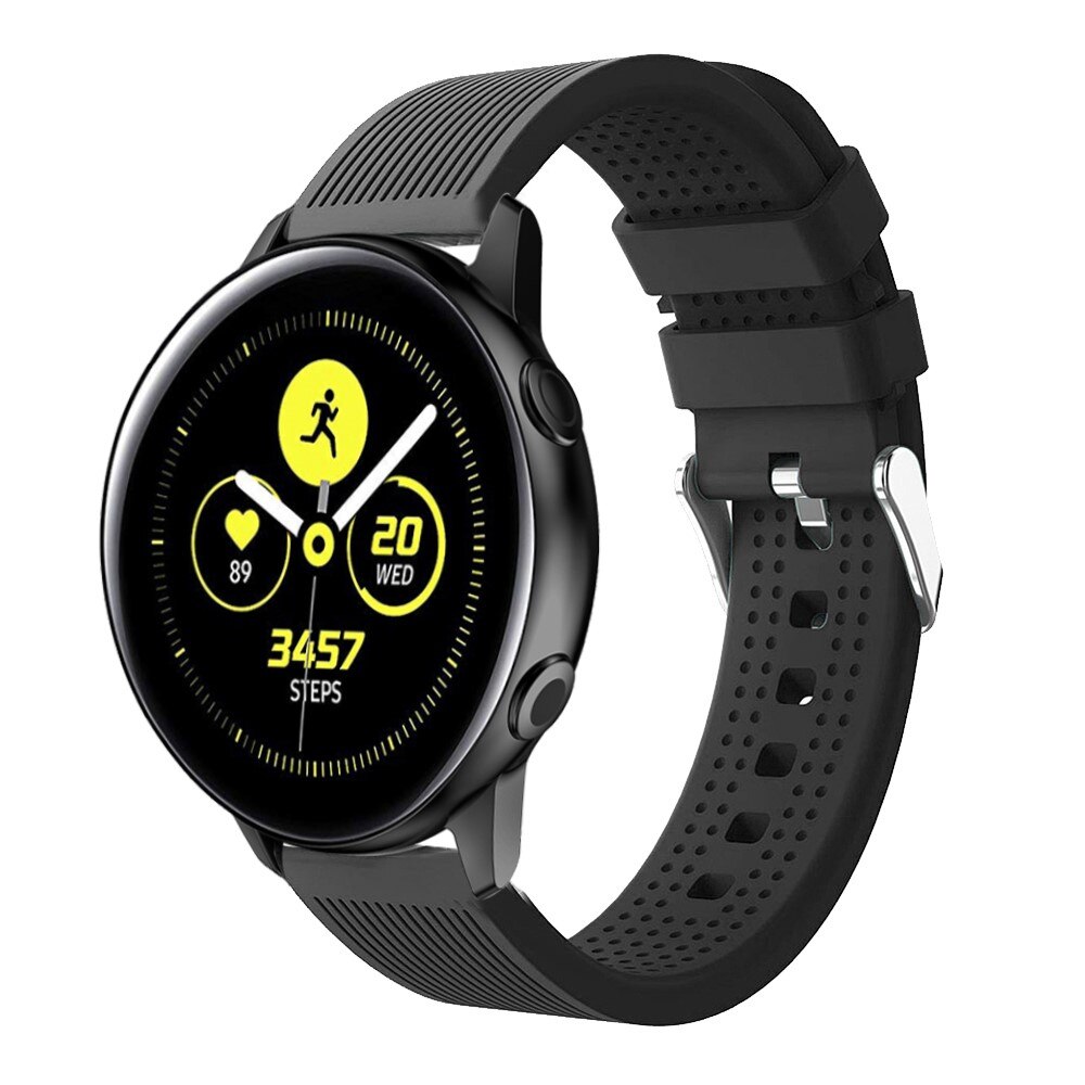 Samsung Galaxy Watch 4 Classic 42/46 mm Silicone Band Black