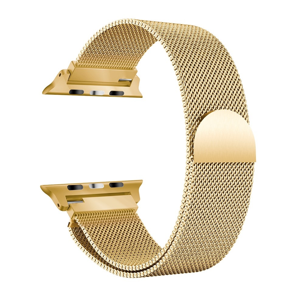 Apple Watch 41mm Series 8 Milanese Loop Band Gold