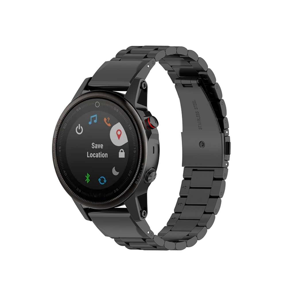 Garmin Fenix 7S Metal Band Black