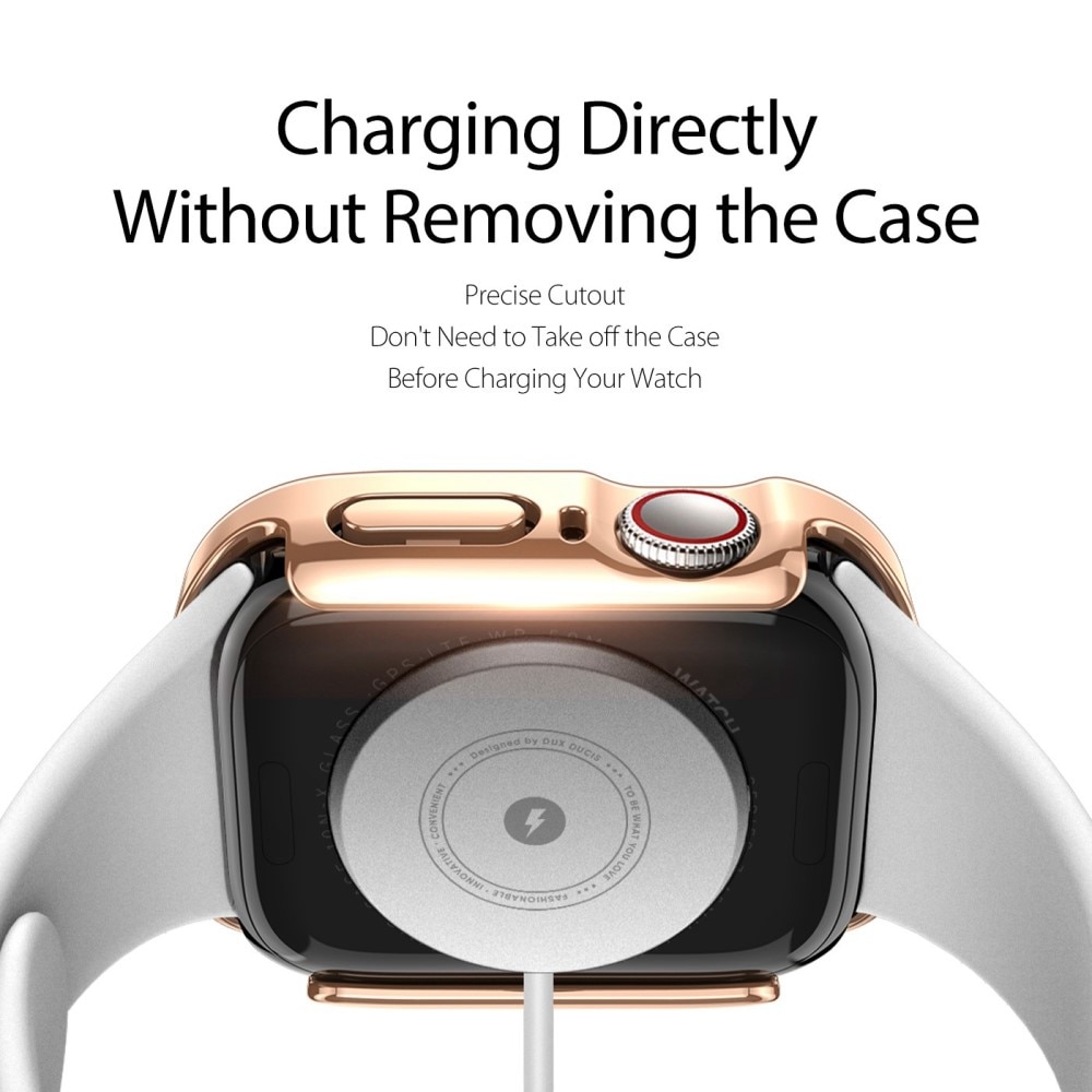Apple Watch 44mm Solid Shockproof Case Rose Gold