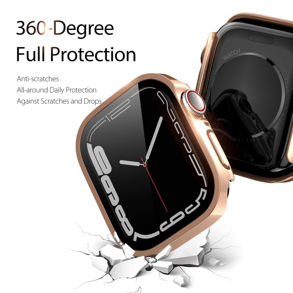 Apple Watch 45mm Series 7 Solid Shockproof Case Rose Gold