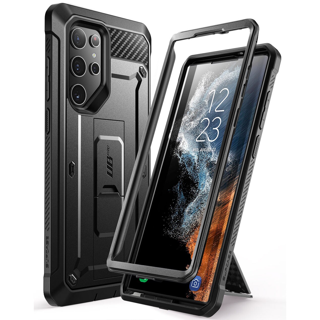 Samsung Galaxy S22 Ultra Unicorn Beetle Pro Case Black