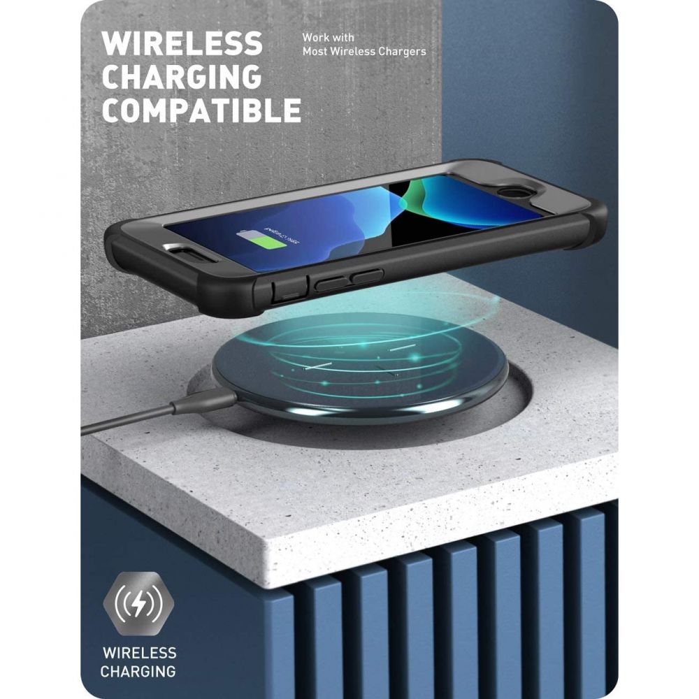 iPhone 7/8/SE Ares Clear Case Black