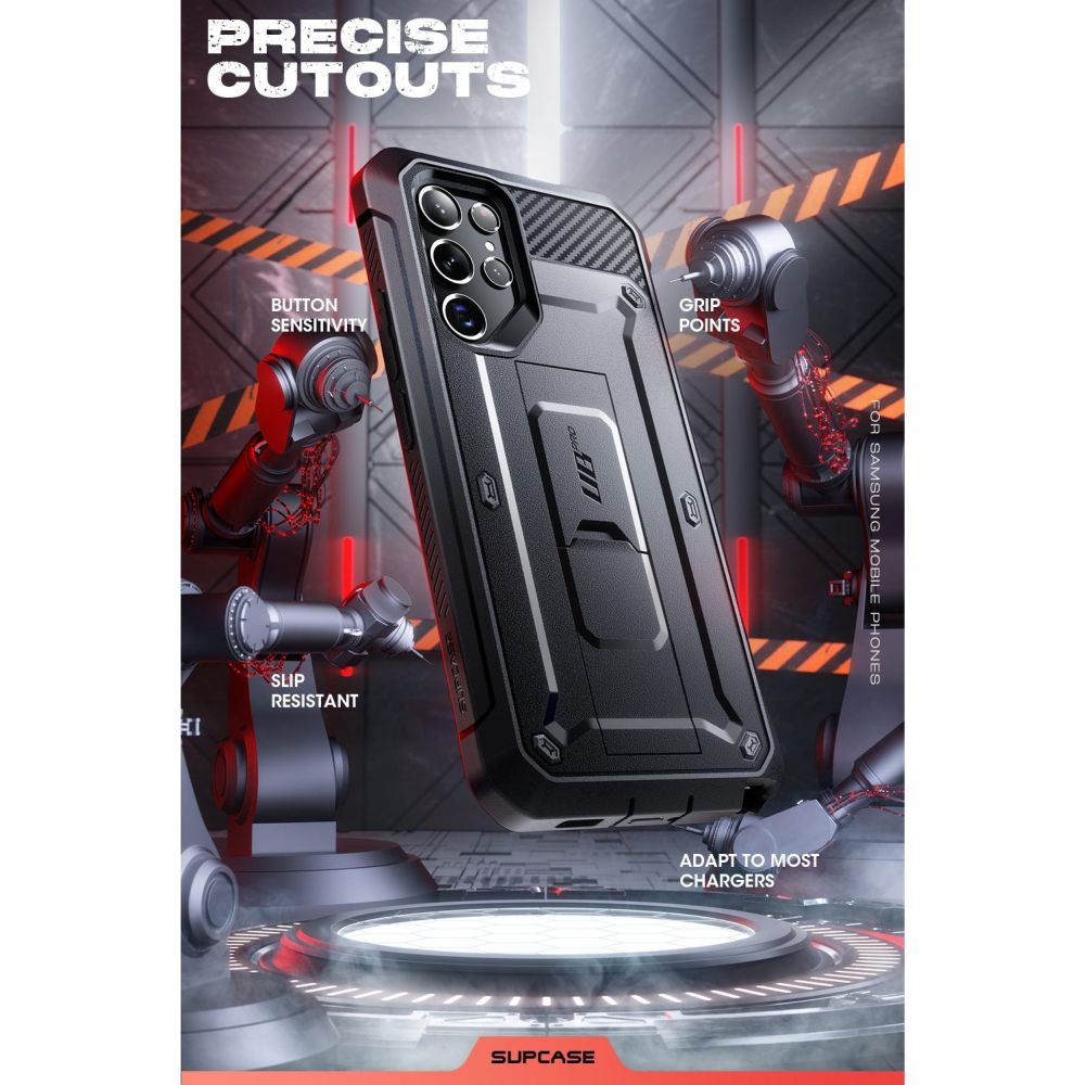 Samsung Galaxy S22 Ultra Unicorn Beetle Pro Case Black