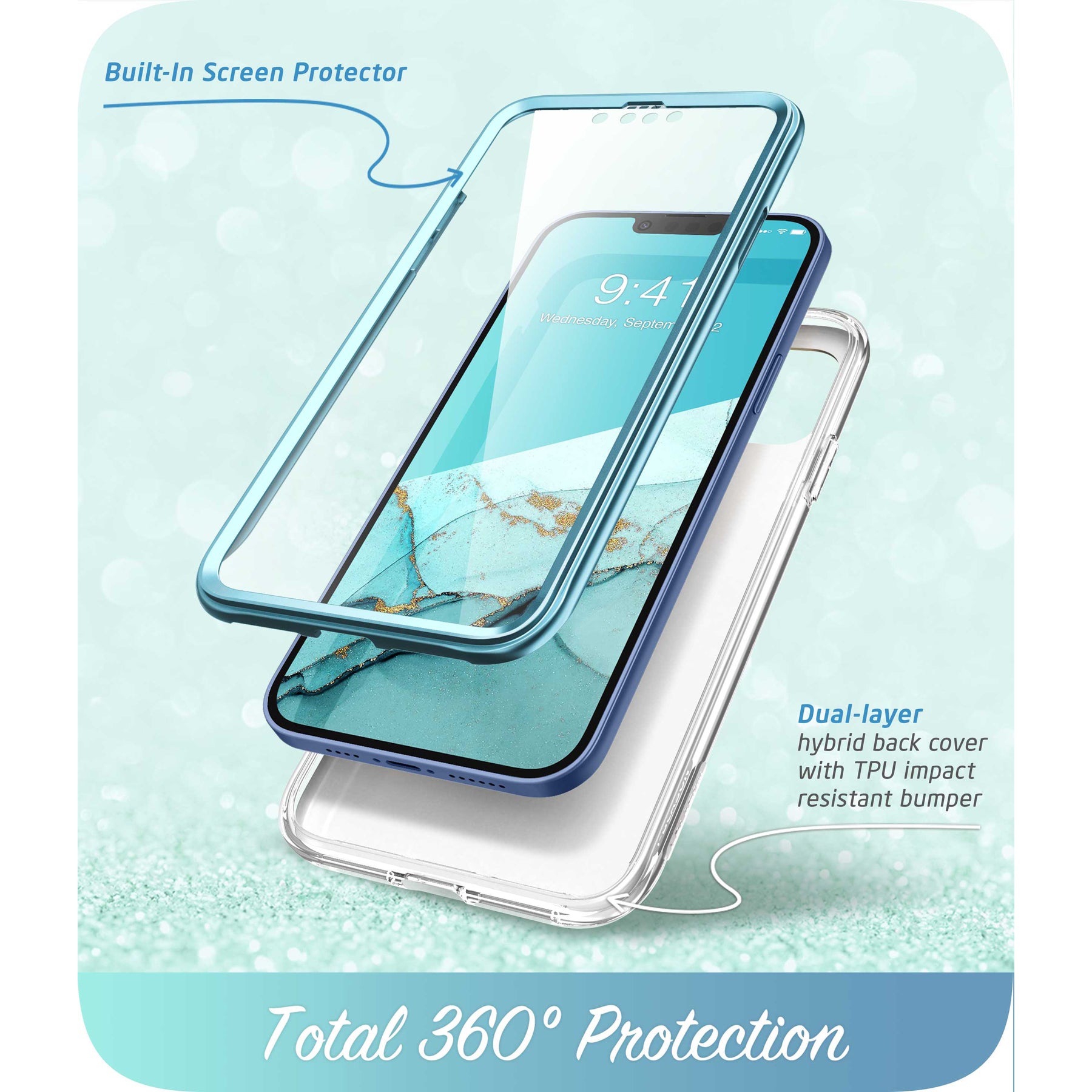 iPhone 13 Cosmo Case Ocean Blue
