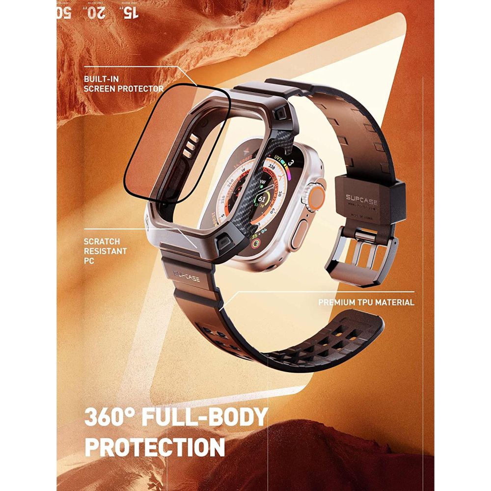 Apple Watch Ultra 49mm Unicorn Beetle Pro Wristband Black