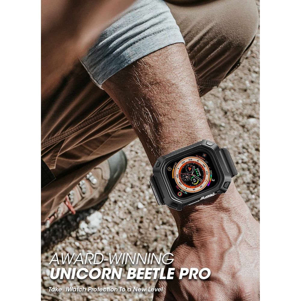 Apple Watch Ultra 2 49mm Unicorn Beetle Pro Wristband Black
