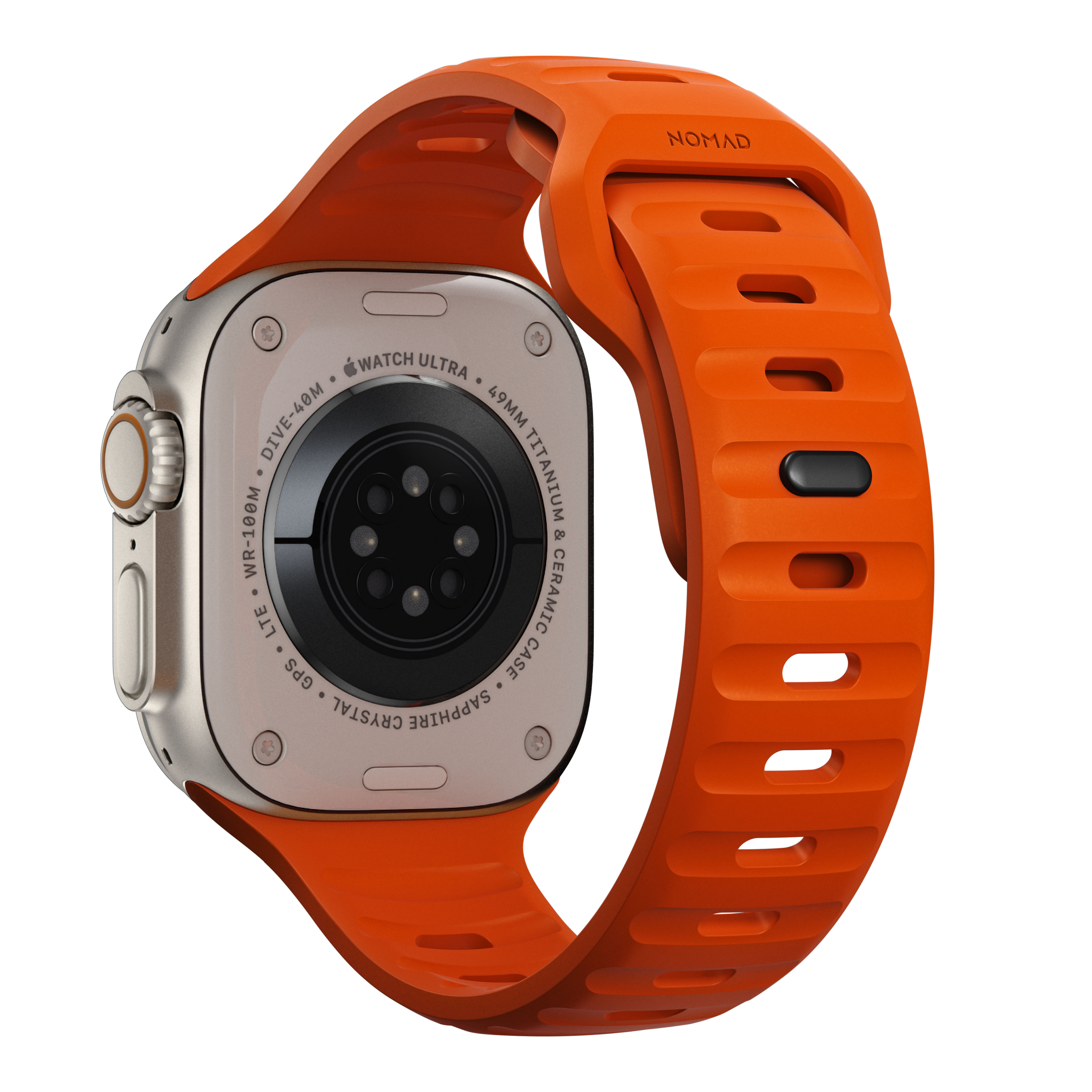 Apple Watch 42mm Sport Band Ultra Orange