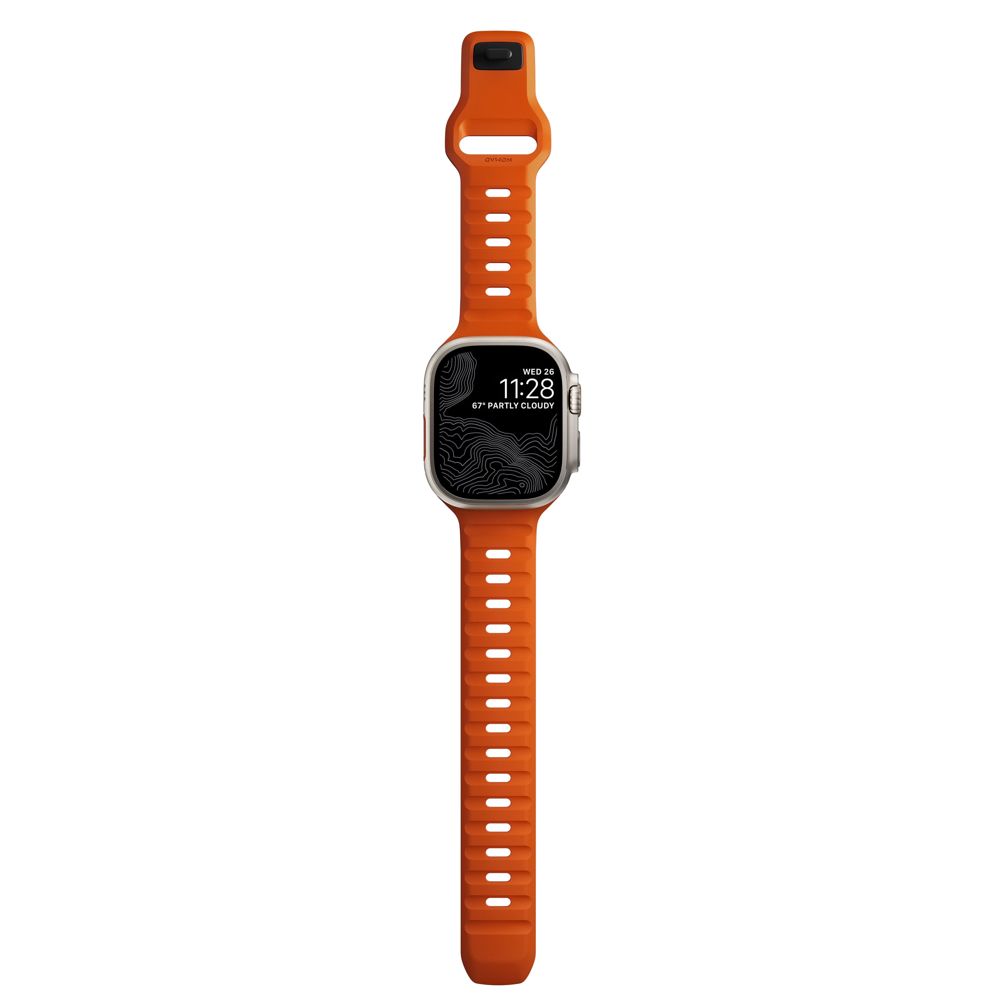 Apple Watch 45mm Series 7 Sport Band Ultra Orange