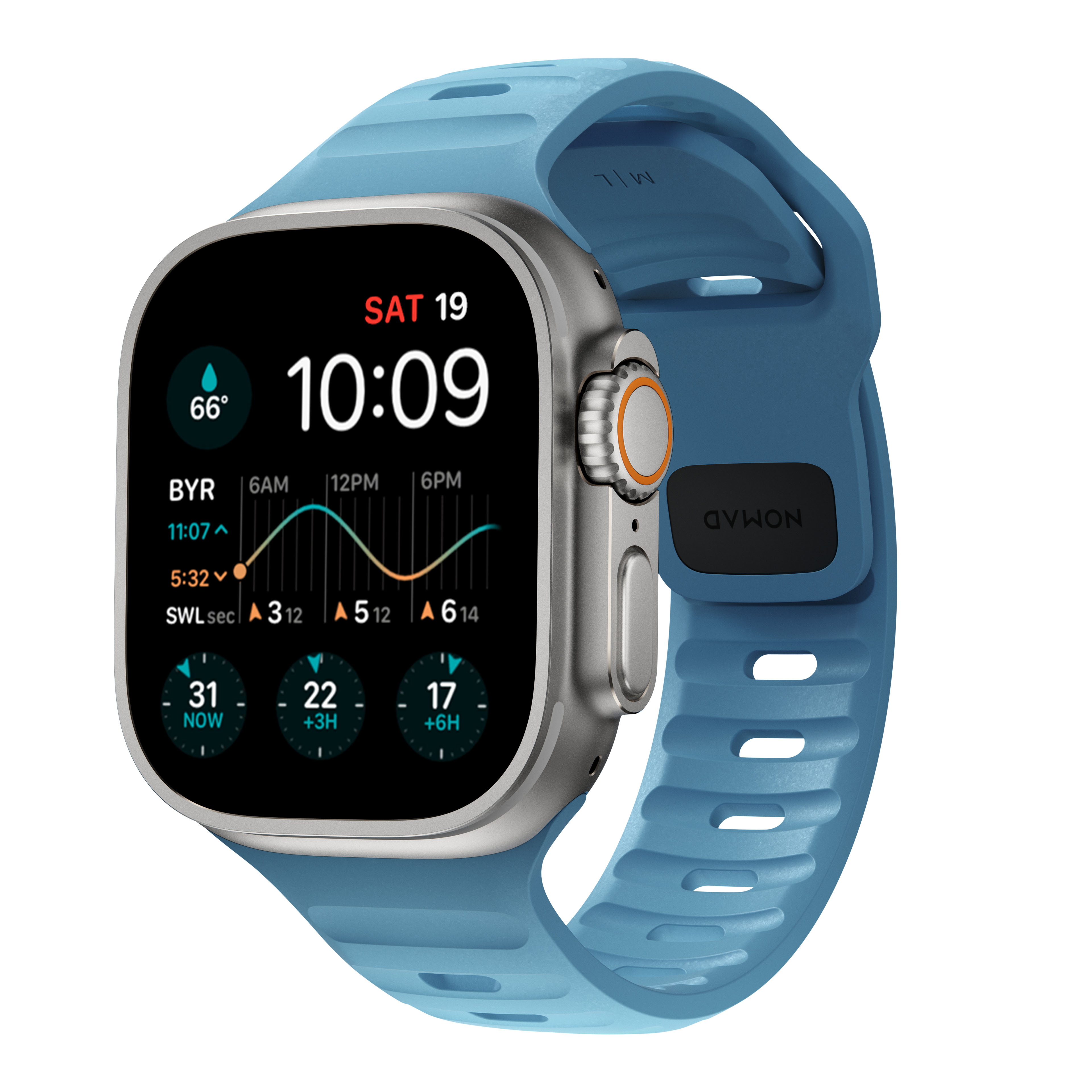 Apple Watch 45mm Series 8 Sport Band Electric Blue