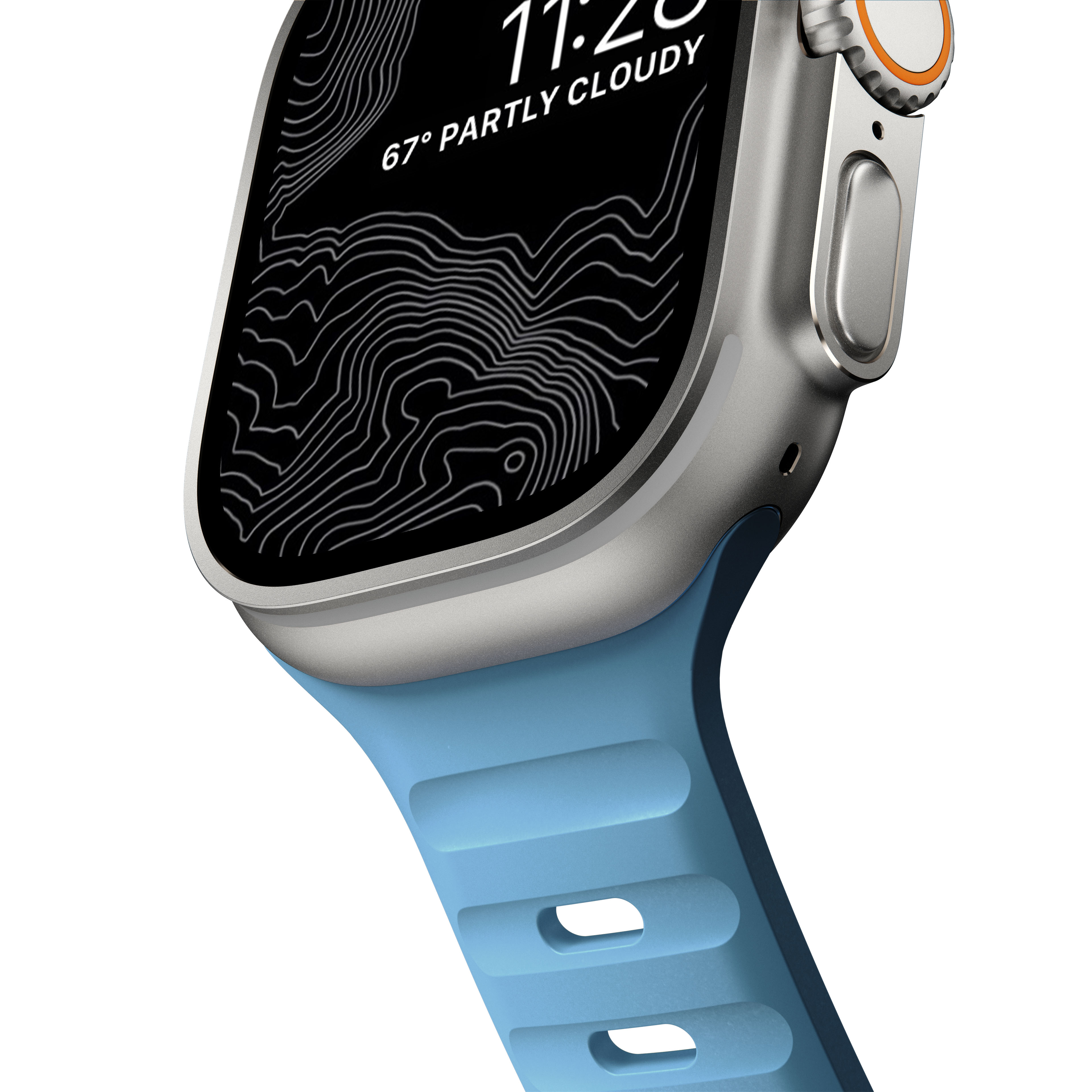 Apple Watch 45mm Series 7 Sport Band Electric Blue