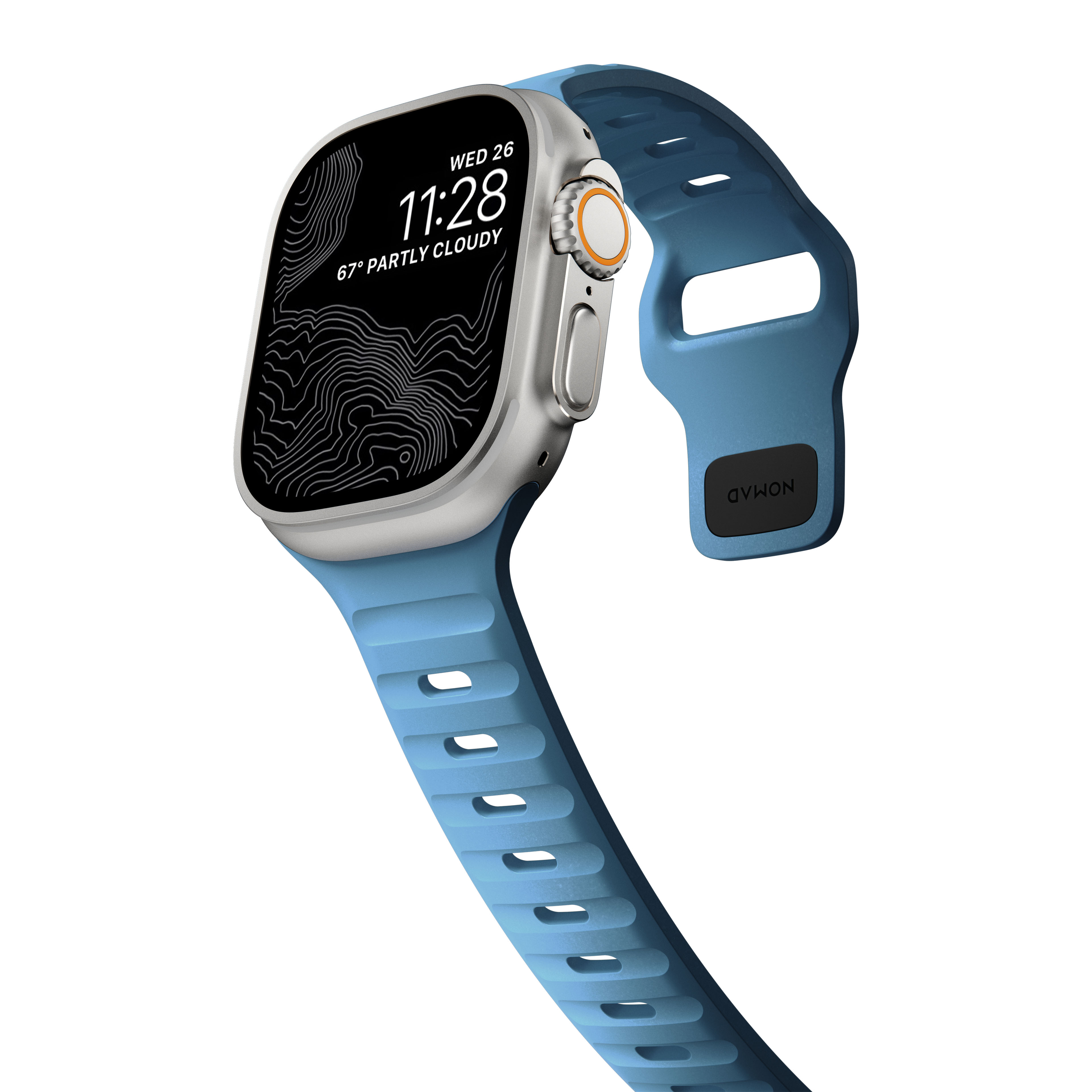 Apple Watch 45mm Series 7 Sport Band Electric Blue