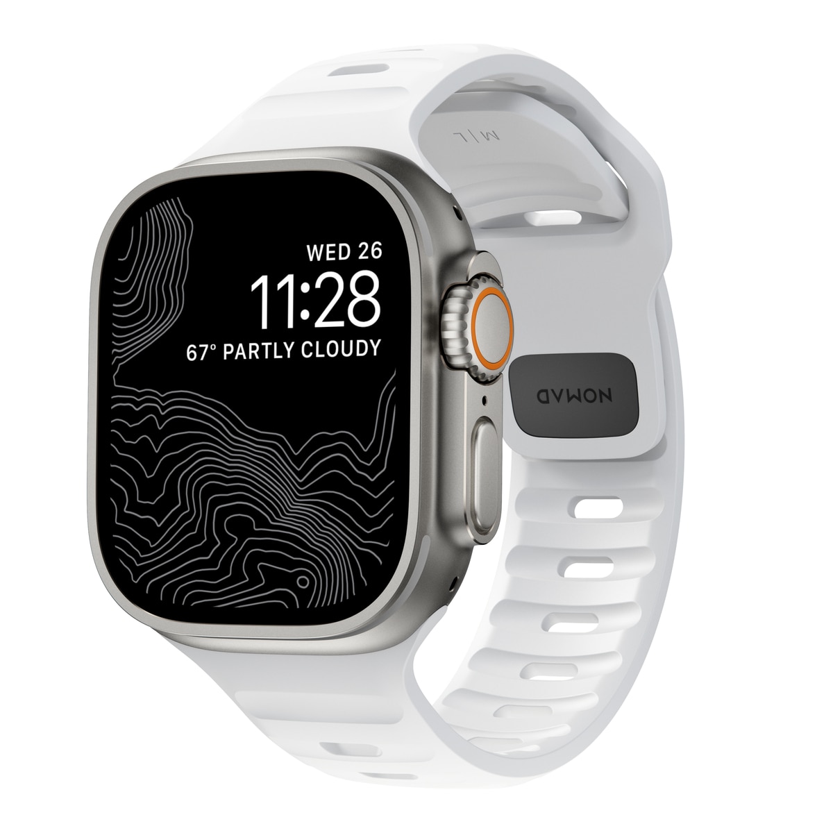 Apple Watch Ultra 49mm Sport Band White