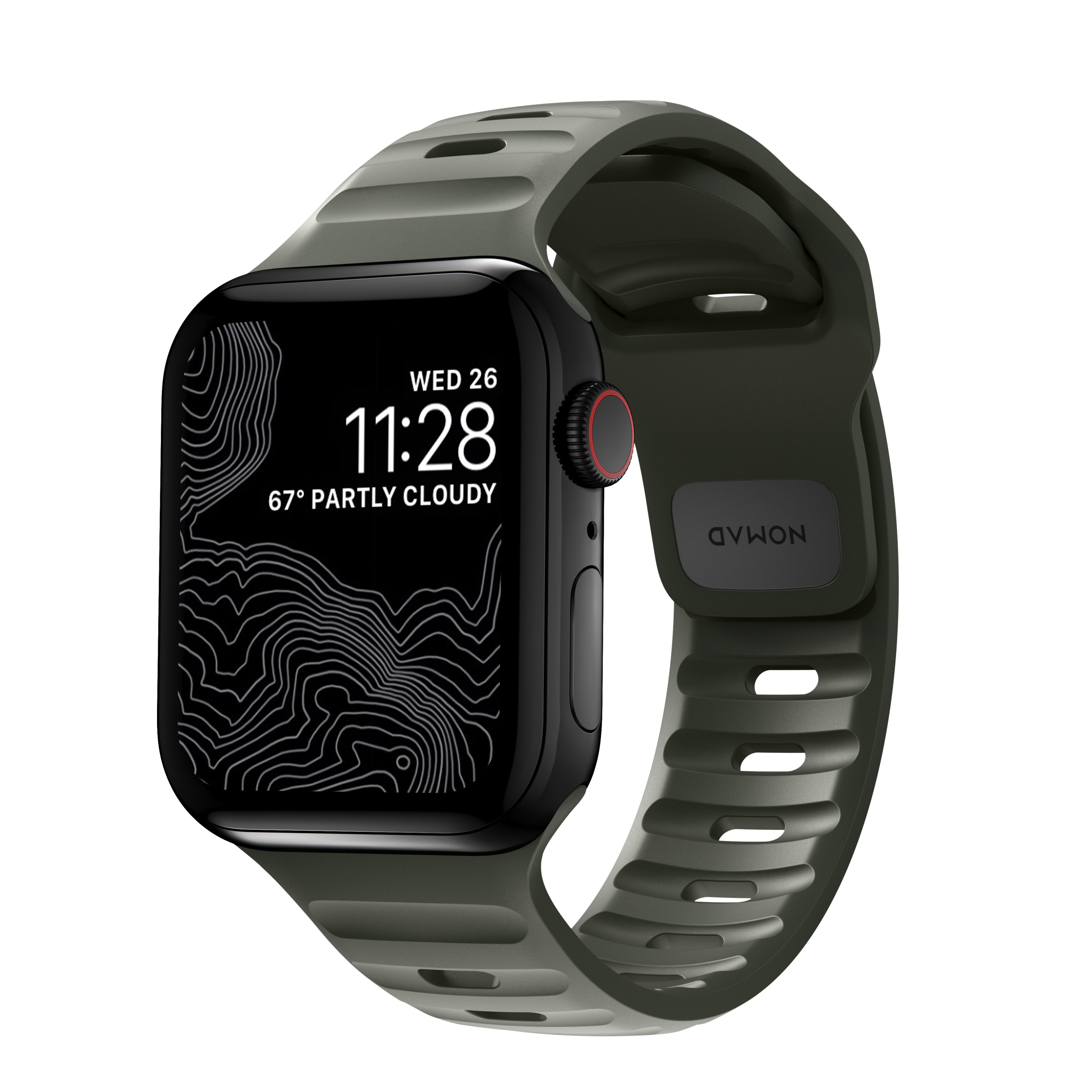 Nomad Apple Watch 42/44/45/49 mm Sport Band Black